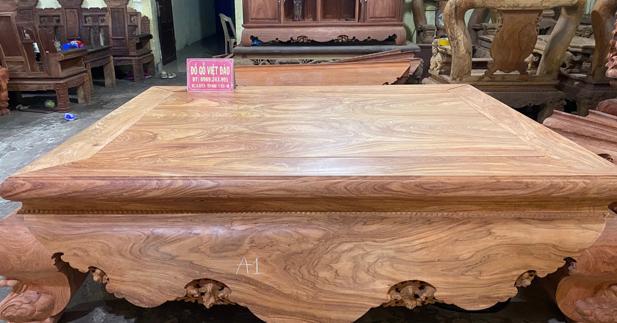 Sập gỗ tại xưởng Đồ Gỗ Việt Đào
