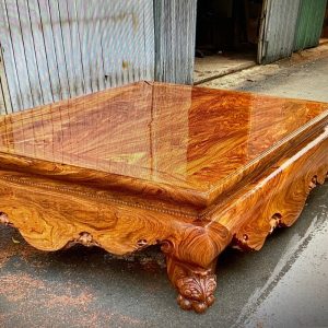 Sập trơn 1m8x2m2 gỗ hương đá tuyển vân siêu VIP