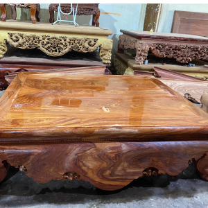 sập trơn gỗ hương đá 1m8x2m2
