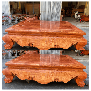 sập trơn gỗ hương đá 1m8x2m2