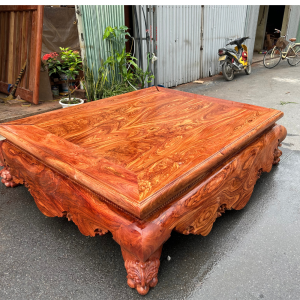 sập trơn gỗ hương đá 1m8x2m2