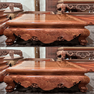 sập trơn gỗ hương đá kích thước 1m6x2m