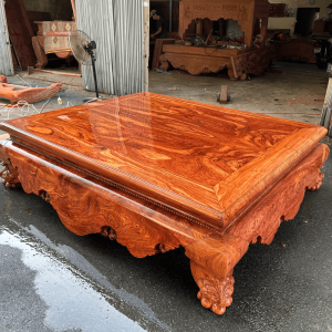 sập trơn gỗ hương đá 1m8x2m2