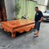 sập trơn gỗ hương đá 1m8x2m2