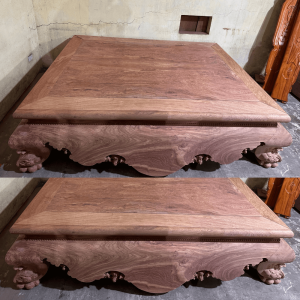 sập trơn gỗ hương đá 1m8x2m2