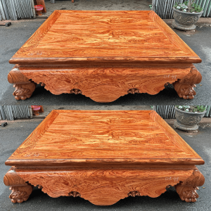 sập gỗ hương đá trọn vân 1m8x2m2