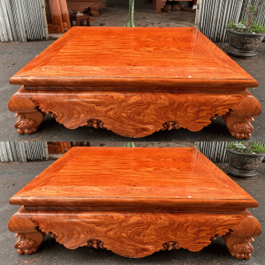 sập gỗ hương đá 1m8x2m2 trọn vân