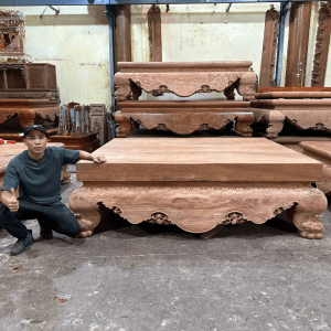 sập gỗ hương đá 1m8x2m2