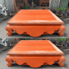 sập trơn gỗ hương đỏ 2mx2m2
