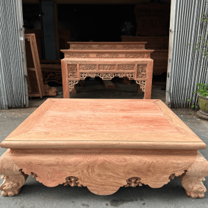 sập trơn hương đá 1m6x2m chân 24