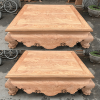 sập trơn gỗ hương đá 1m6x2m