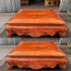 sập trơn gỗ hương đá 1m6x2m